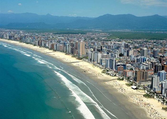 Apartament Apto Com Churrasqueira Praia Grande  Zewnętrze zdjęcie